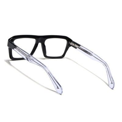 Voyage Glaze Black WayFarer Eyeglasses for Men & Women (FPK26024FMG9186)