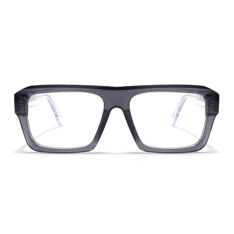 Voyage Grey WayFarer Eyeglasses for Men & Women (FPK26024FMG9187)