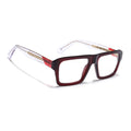 Voyage Red WayFarer Eyeglasses for Men & Women (FPK26024FMG9189)