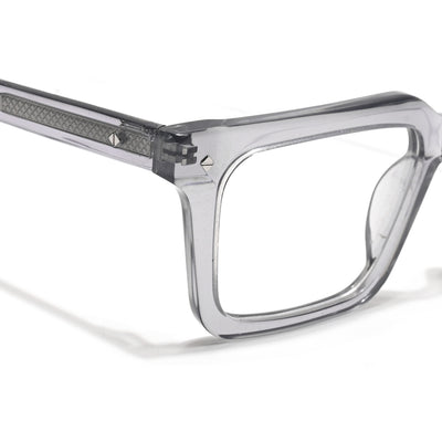 Voyage Glaze Grey Wayfarer Acetate Eyeglasses for Men & Women (FPK26025FMG8666)