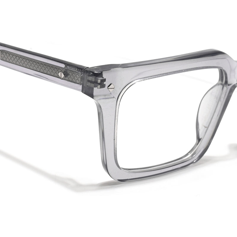 Voyage Glaze Grey Wayfarer Acetate Eyeglasses for Men & Women (FPK26025FMG8666)