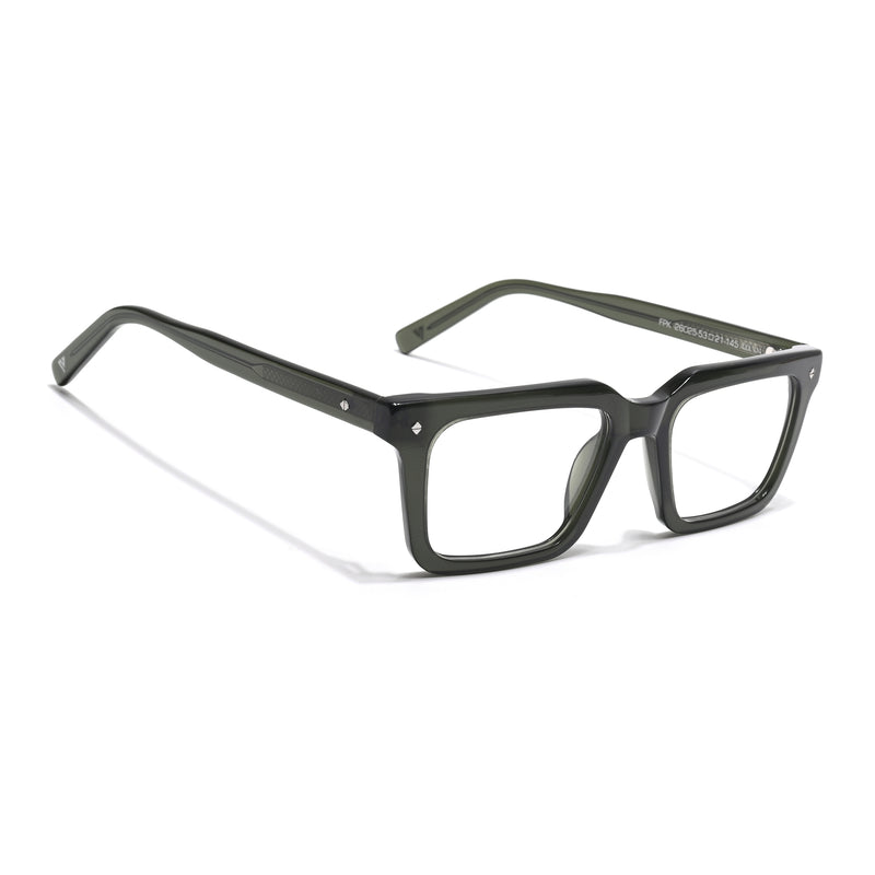Voyage Glaze Green Wayfarer Acetate Eyeglasses for Men & Women (FPK26025FMG8668)