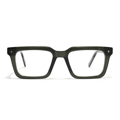 Voyage Glaze Green Wayfarer Acetate Eyeglasses for Men & Women (FPK26025FMG8668)