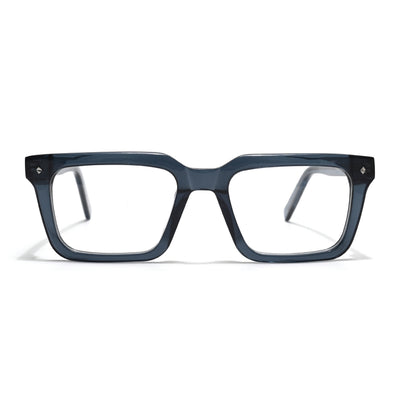 Voyage Glaze Blue Wayfarer Acetate Eyeglasses for Men & Women (FPK26025FMG8669)