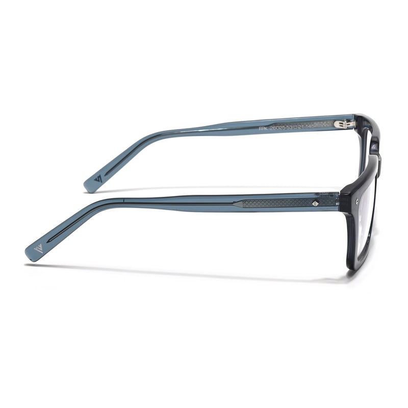 Voyage Glaze Blue Wayfarer Acetate Eyeglasses for Men & Women (FPK26025FMG8669)