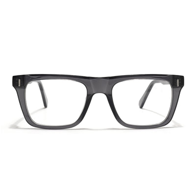 Voyage Glaze Grey Wayfarer Acetate Eyeglasses for Men & Women (FPK26026FMG8686)