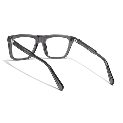 Voyage Glaze Grey Wayfarer Acetate Eyeglasses for Men & Women (FPK26026FMG8686)