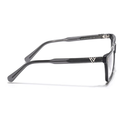 Voyage Glaze Grey Wayfarer Acetate Eyeglasses for Men & Women (FPK26026FMG8686)