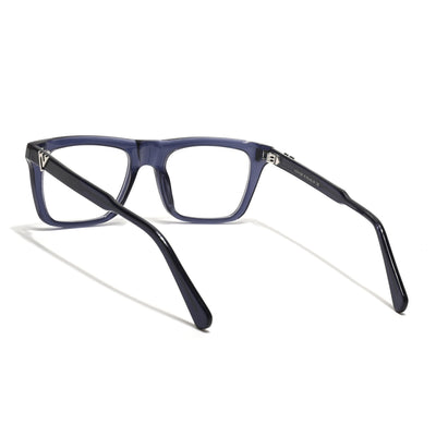 Voyage Glaze Blue Wayfarer Acetate Eyeglasses for Men & Women (FPK26026FMG8689)