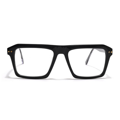 Voyage Glaze Black Wayfarer Acetate Eyeglasses for Men & Women (FPK26027FMG8640)