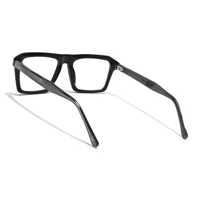 Voyage Glaze Black Wayfarer Acetate Eyeglasses for Men & Women (FPK26027FMG8640)