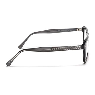 Voyage Glaze Black Wayfarer Acetate Eyeglasses for Men & Women (FPK26027FMG8640)