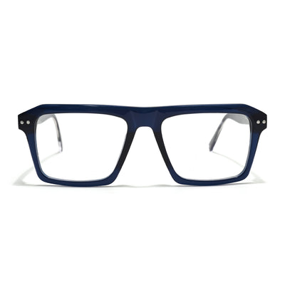 Voyage Glaze Blue Wayfarer Acetate Eyeglasses for Men & Women (FPK26027FMG8644)