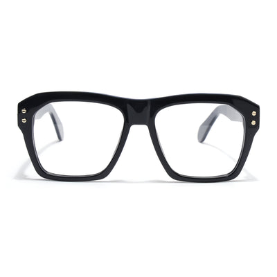 Voyage Glaze Black Wayfarer Acetate Eyeglasses for Men & Women (FPK26028FMG8675)