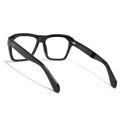 Voyage Glaze Black Wayfarer Acetate Eyeglasses for Men & Women (FPK26028FMG8675)