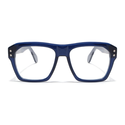 Voyage Glaze Blue Wayfarer Acetate Eyeglasses for Men & Women (FPK26028FMG8679)