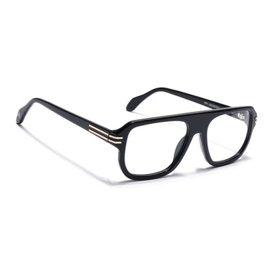 Voyage Glaze Black WayFarer Eyeglasses for Men & Women (FPK26029FMG9190)