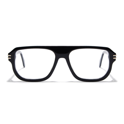 Voyage Glaze Black WayFarer Eyeglasses for Men & Women (FPK26029FMG9190)