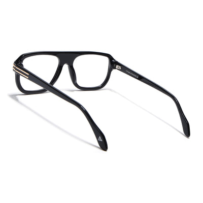 Voyage Glaze Black WayFarer Eyeglasses for Men & Women (FPK26029FMG9190)