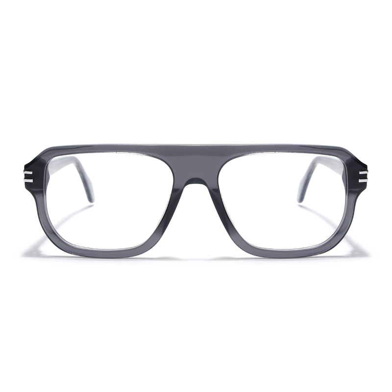Voyage Grey WayFarer Eyeglasses for Men & Women (FPK26029FMG9191)