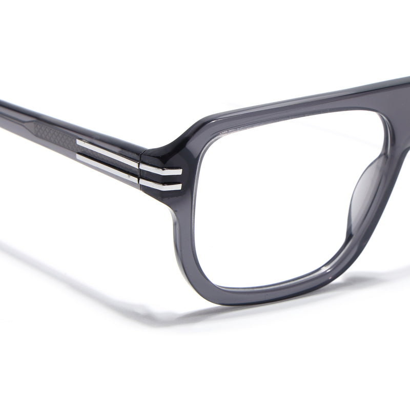 Voyage Grey WayFarer Eyeglasses for Men & Women (FPK26029FMG9191)