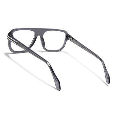 Voyage Glaze Grey WayFarer Eyeglasses for Men & Women (FPK26029FMG9191)