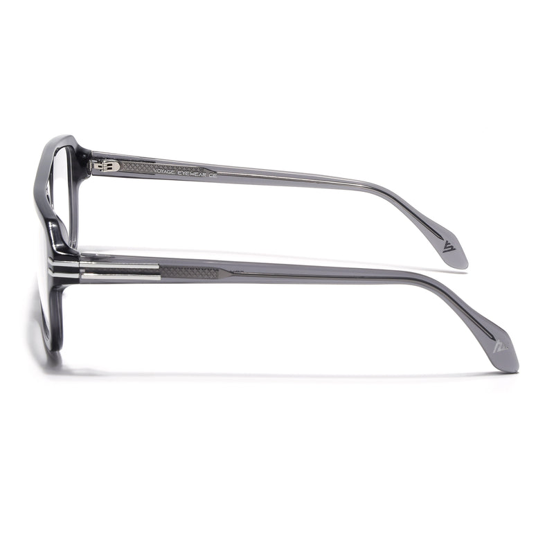 Voyage Grey WayFarer Eyeglasses for Men & Women (FPK26029FMG9191)