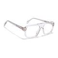 Voyage Light Grey WayFarer Eyeglasses for Men & Women (FPK26029FMG9192)