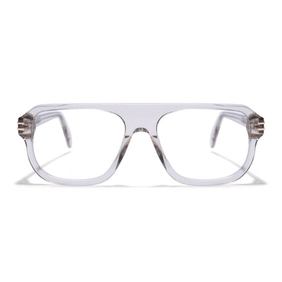 Voyage Glaze Light Grey WayFarer Eyeglasses for Men & Women (FPK26029FMG9192)
