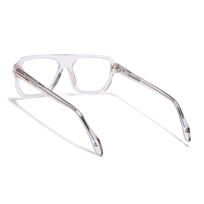 Voyage Glaze Light Grey WayFarer Eyeglasses for Men & Women (FPK26029FMG9192)