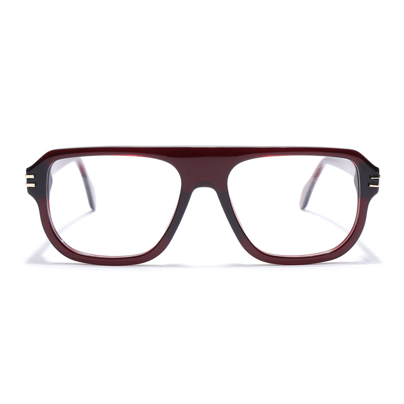 Voyage Red WayFarer Eyeglasses for Men & Women (FPK26029FMG9194)
