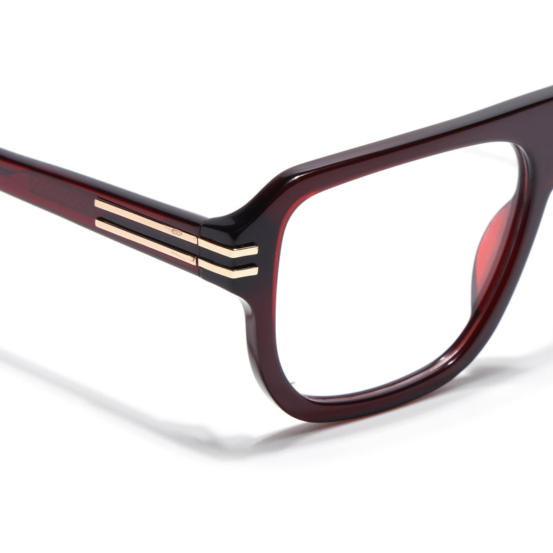 Voyage Red WayFarer Eyeglasses for Men & Women (FPK26029FMG9194)