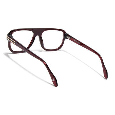 Voyage Red WayFarer Eyeglasses for Men & Women (FPK26029FMG9194)