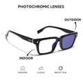 Voyage Black Wayfarer Eyeglasses for Men & Women (FY99285FMG9269)