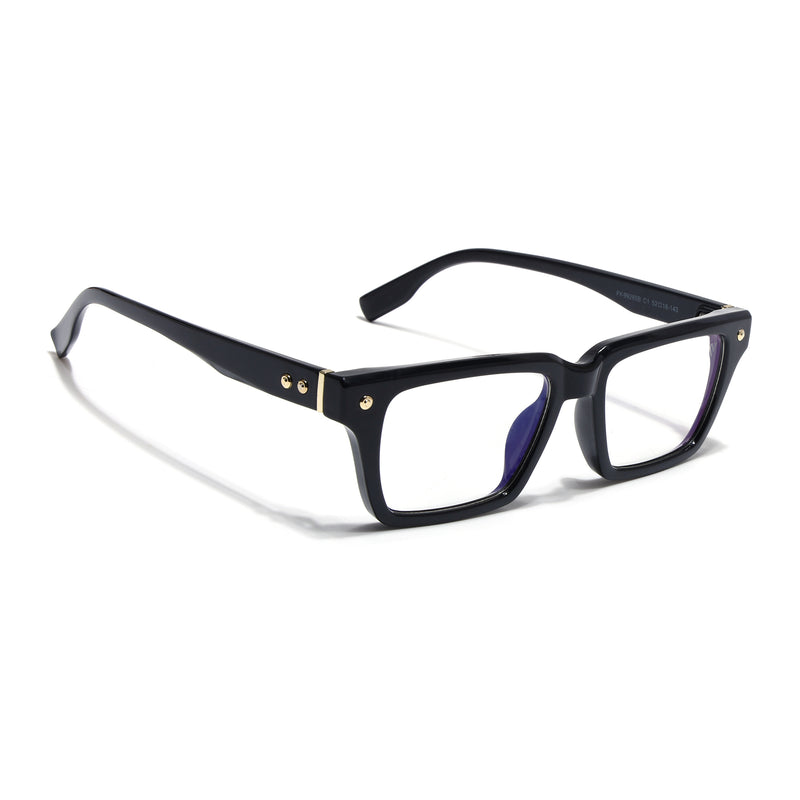 Voyage Black Wayfarer Eyeglasses for Men & Women (FY99285FMG9269)