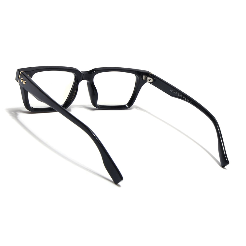 Voyage Black Wayfarer Eyeglasses for Men & Women (FY99285FMG9269)