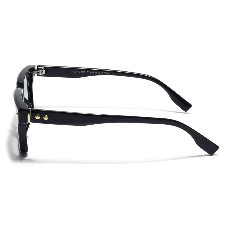 Voyage Black Wayfarer Eyeglasses for Men & Women (FY99285FMG9269)