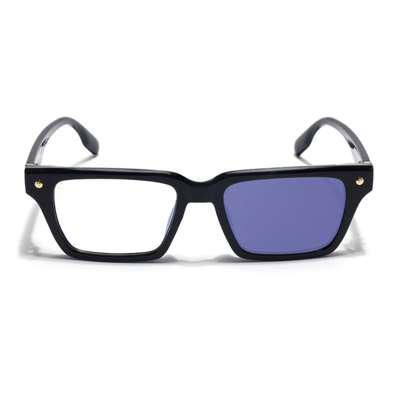 Voyage Black Wayfarer Eyeglasses for Men & Women (FY99285FMG9269)