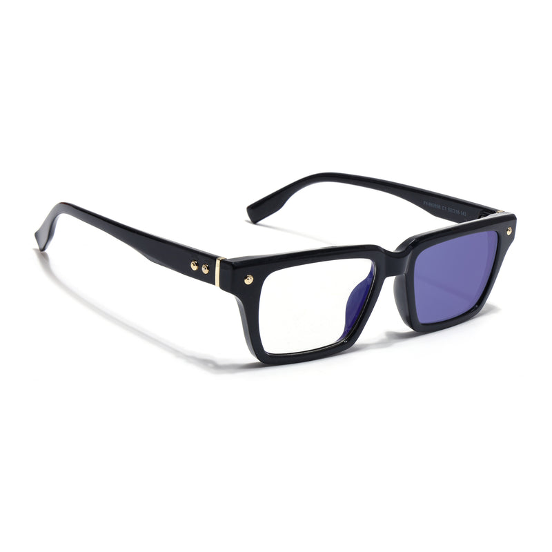 Voyage Black Wayfarer Eyeglasses for Men & Women (FY99285FMG9269)