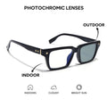 Voyage Black Wayfarer Eyeglasses for Men & Women (FY99285FMG9270)