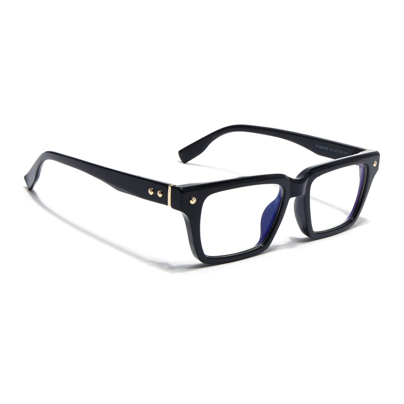 Voyage Black Wayfarer Eyeglasses for Men & Women (FY99285FMG9270)