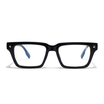 Voyage Black Wayfarer Eyeglasses for Men & Women (FY99285FMG9270)