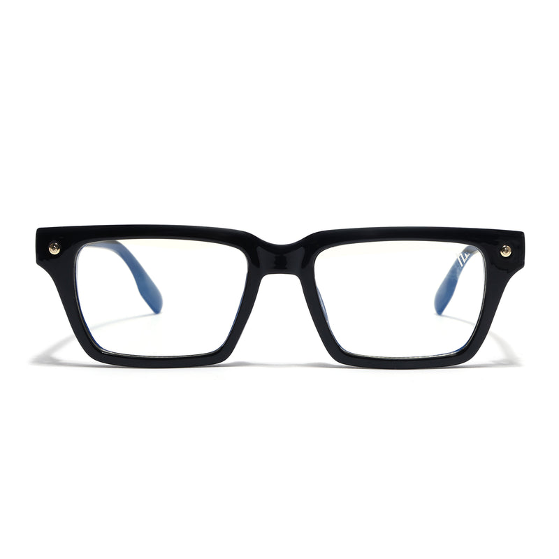 Voyage Black Wayfarer Eyeglasses for Men & Women (FY99285FMG9270)