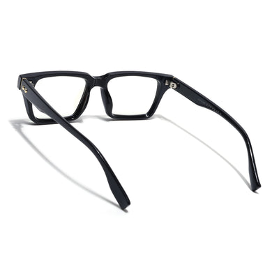 Voyage Black Wayfarer Eyeglasses for Men & Women (FY99285FMG9270)