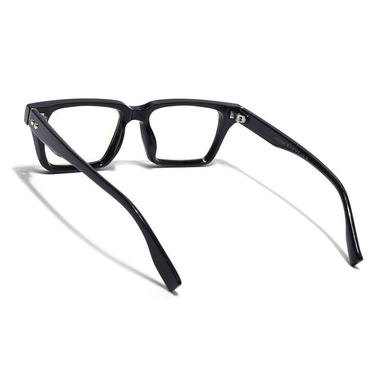Voyage Black Wayfarer Eyeglasses for Men & Women (FY99285FMG9270)