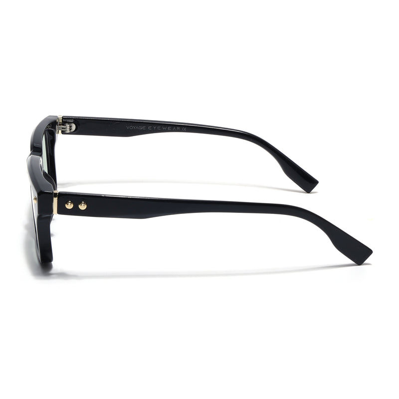 Voyage Black Wayfarer Eyeglasses for Men & Women (FY99285FMG9270)
