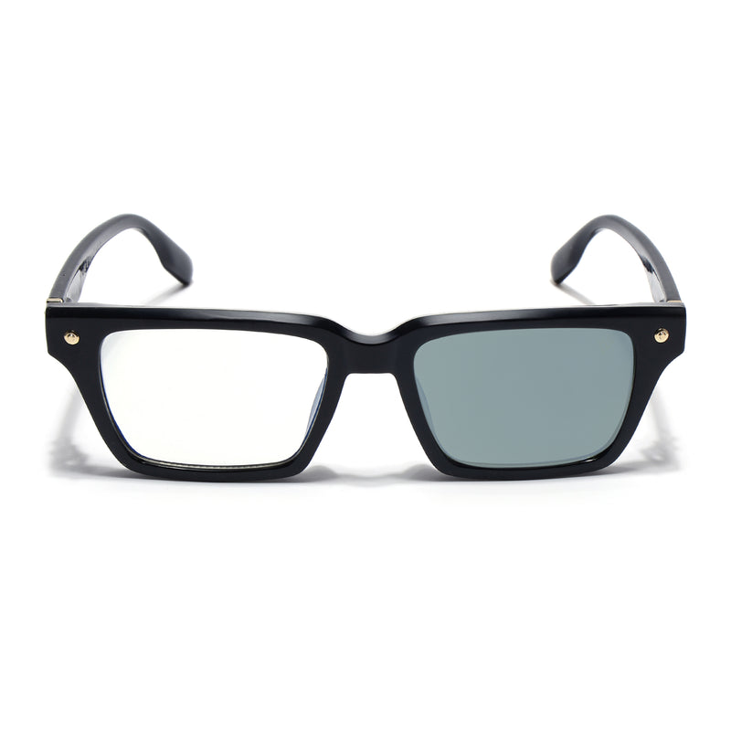 Voyage Black Wayfarer Eyeglasses for Men & Women (FY99285FMG9270)