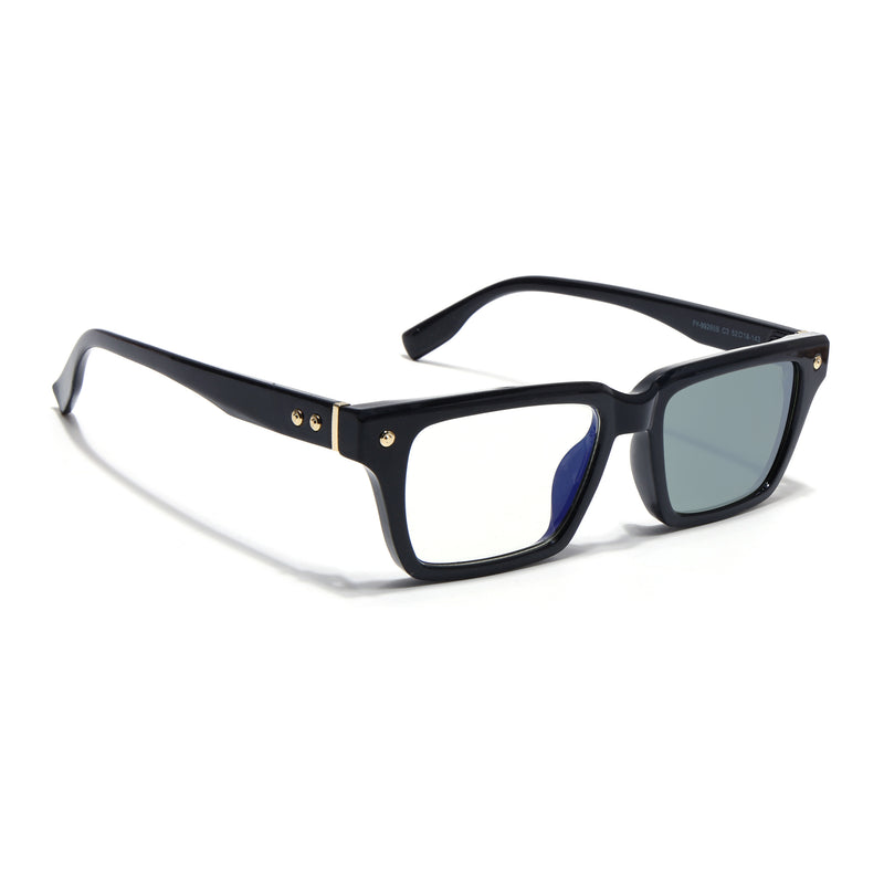 Voyage Black Wayfarer Eyeglasses for Men & Women (FY99285FMG9270)