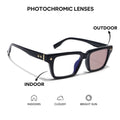 Voyage Black Wayfarer Eyeglasses for Men & Women (FY99285FMG9271)