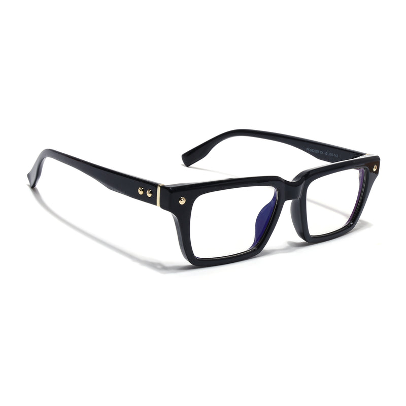 Voyage Black Wayfarer Eyeglasses for Men & Women (FY99285FMG9271)